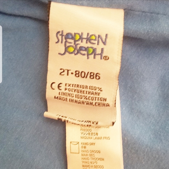 Stephen Joseph Rain Coat - Picture 12 of 12